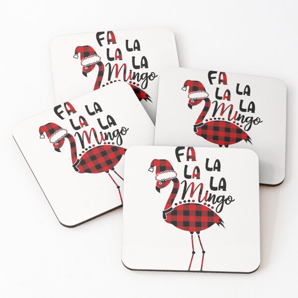 Item preview, Fa La La Mingo - Santa Flamingo designed and sold by PupnkittyMania ⭐⭐⭐⭐⭐.