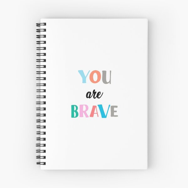 Item preview, You Are Brave Quote Art Design Inspirational Moti designed and sold by vividpixelusa.