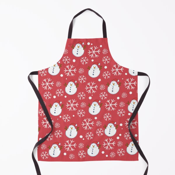 Item preview, Snowmen and Snowflakes on Red designed and sold by stacree.
