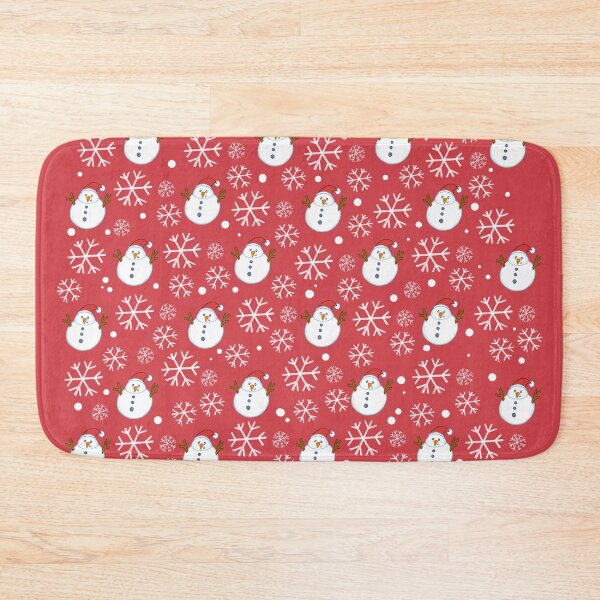 Item preview, Snowmen and Snowflakes on Red designed and sold by stacree.