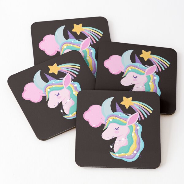 Item preview, Unicorn Star Half Moon designed and sold by WoodburyLake.