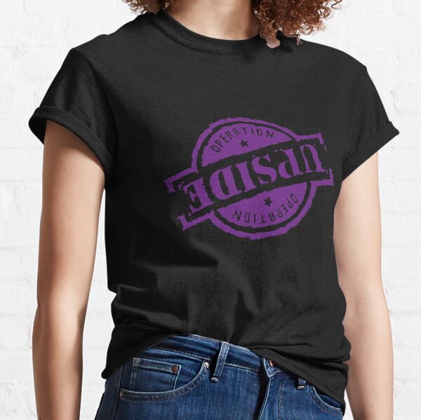 Beatrice Zinker - Operation Upside Merchandise - Purple Logo Classic T-Shirt