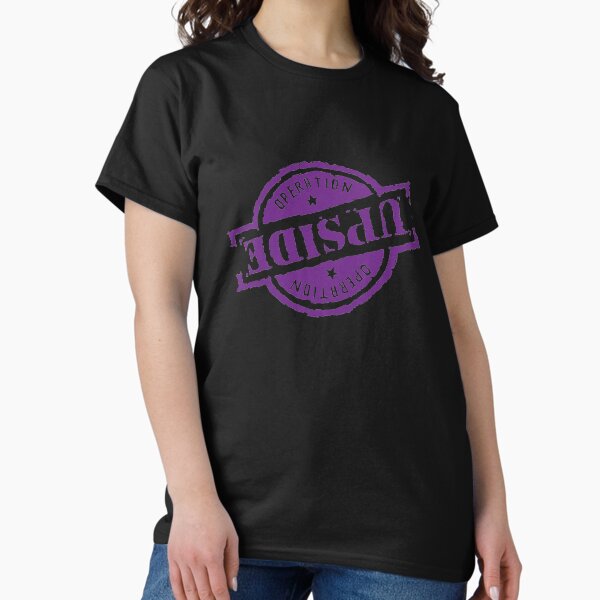 Beatrice Zinker - Operation Upside Merchandise - Purple Logo Classic T-Shirt