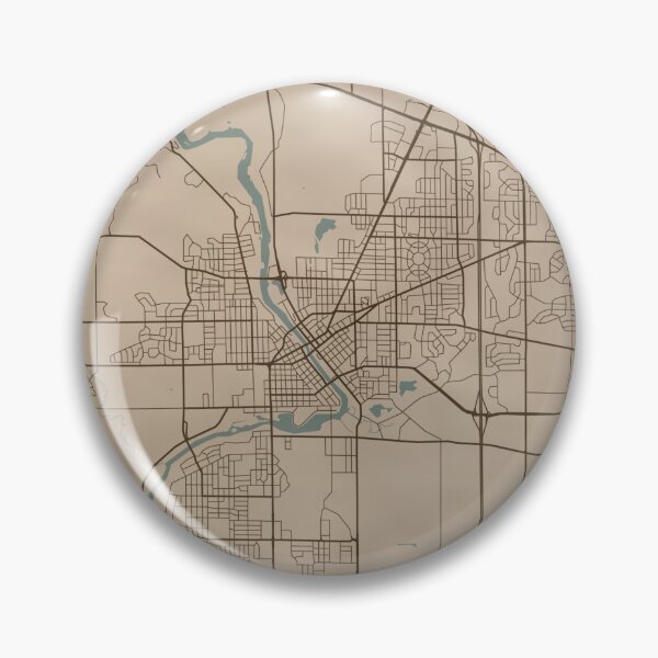 Item preview, Janesville Sepia Map designed and sold by CPTVDesign.