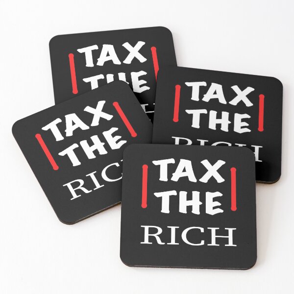 Item preview, TAX THE RICH funny gift - Digital illustration designed and sold by OMCreative.