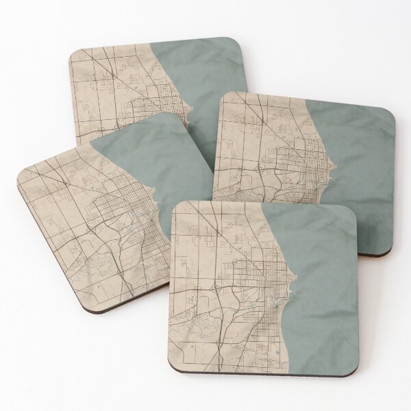 Item preview, Sheboygan Sepia Map designed and sold by CPTVDesign.