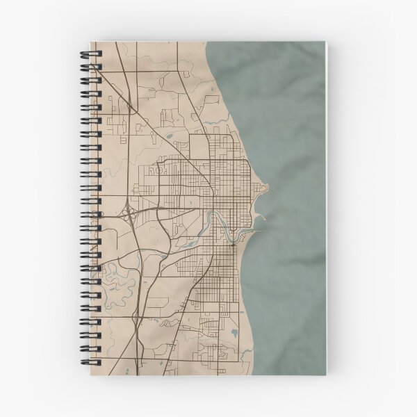 Item preview, Sheboygan Sepia Map designed and sold by CPTVDesign.