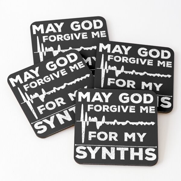 Item preview, MAY GOD FORGIVE ME MY SYNTHS designed and sold by noahs-shop.