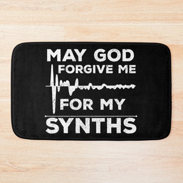 Item preview, MAY GOD FORGIVE ME MY SYNTHS designed and sold by noahs-shop.