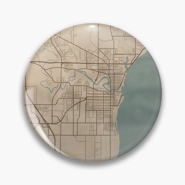 Item preview, Manitowoc Sepia Map designed and sold by CPTVDesign.