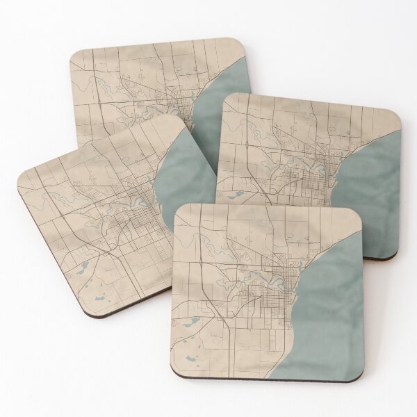 Item preview, Manitowoc Sepia Map designed and sold by CPTVDesign.