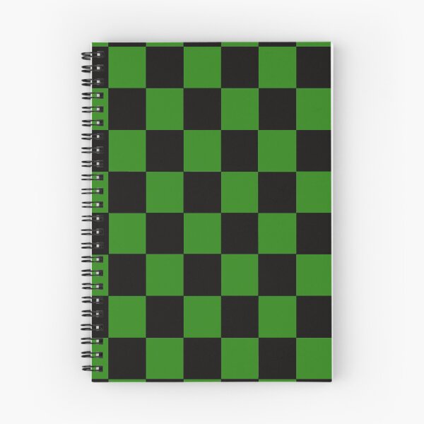 Item preview, black and green check checked pattern designed and sold by virilamissa.