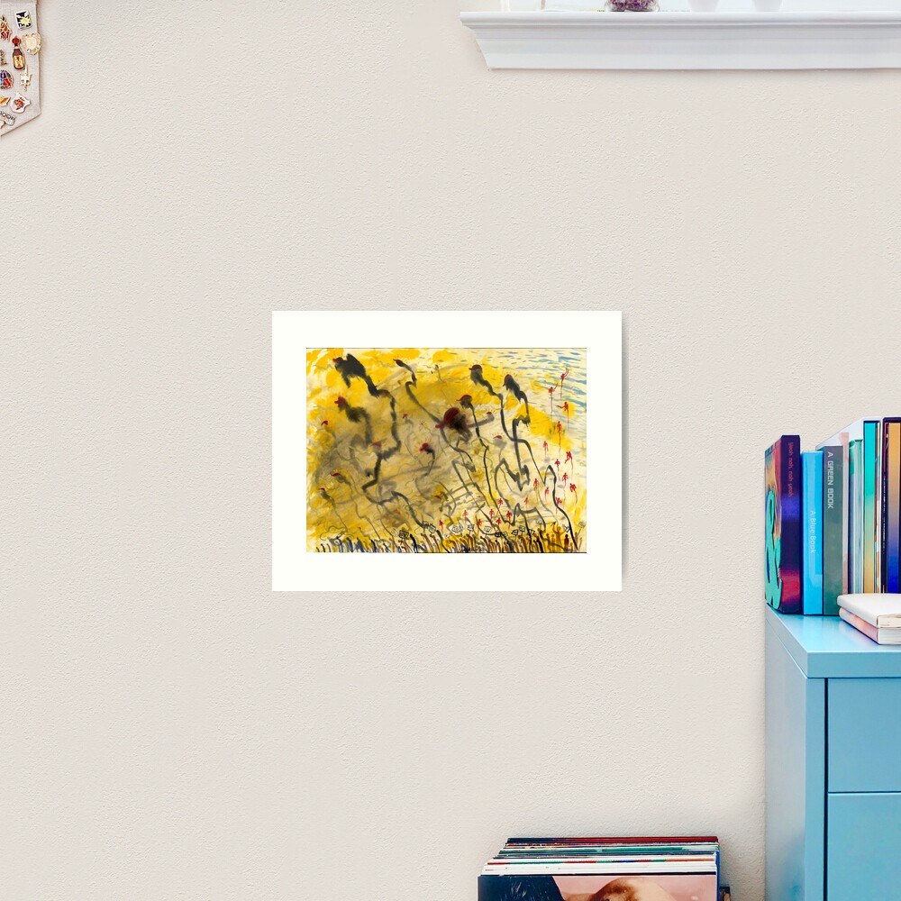 Eighteen: Busting the Line, Nebraska Art Print