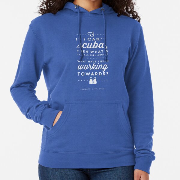 The Office - Creed Bratton If I Can't Scuba Lightweight Hoodie