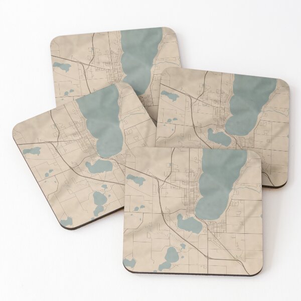 Item preview, Bemidji Sepia Map designed and sold by CPTVDesign.