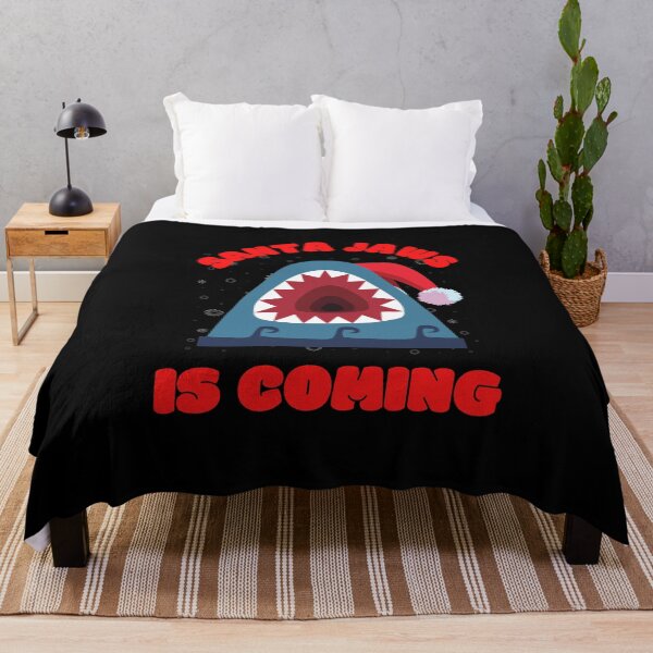 Item preview, Santa Jaws Is coming Christmas Shark Padory designed and sold by Sutra-Lotus-Co.