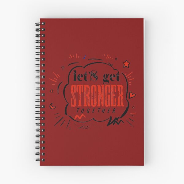 Item preview, LET'S GET STRONGER TOGETHER INSPIRATIONAL QUOTE designed and sold by OneChange.