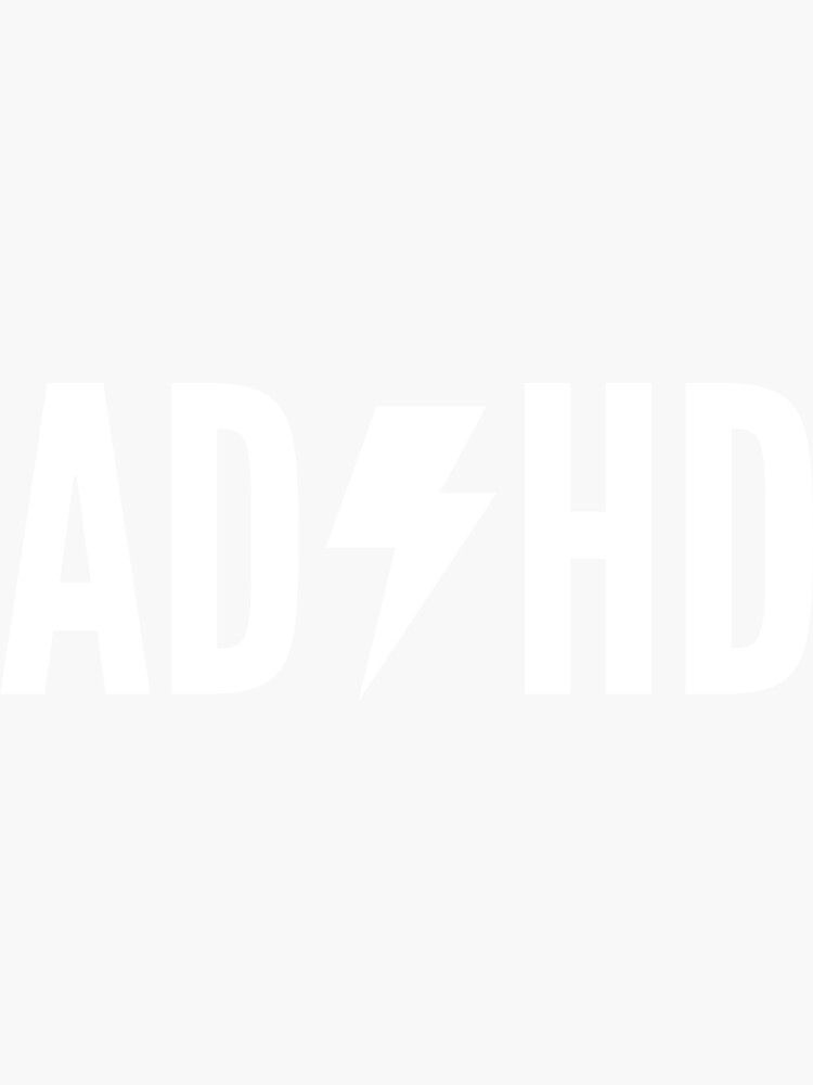 Adhd Acdc Band Logo Spoof Attention Deficit