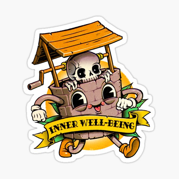 Item preview, Inner Well-Being Vintage cartoon designed and sold by andremuller.