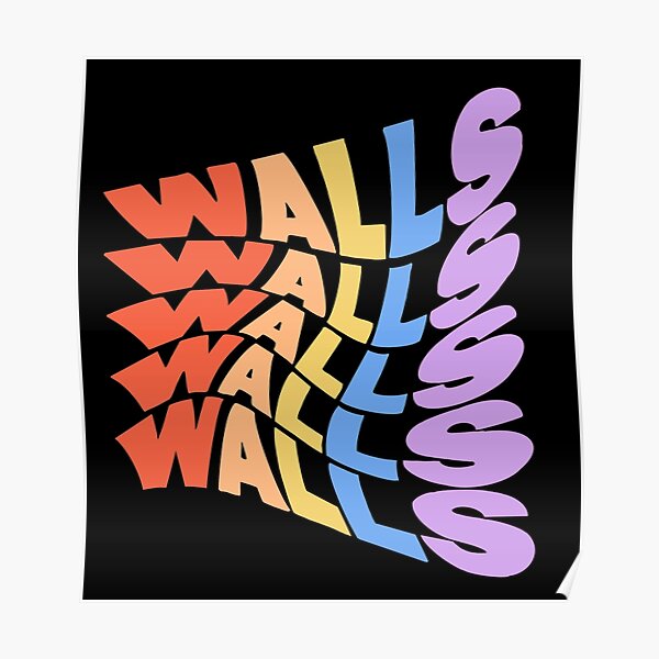 Louis Tomlinson Rainbow Walls Poster