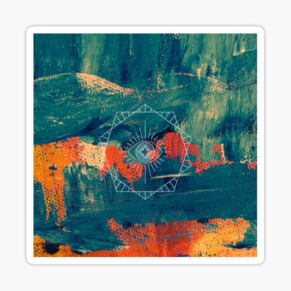 Metatron Cube, Energetic Codes Activated Sticker