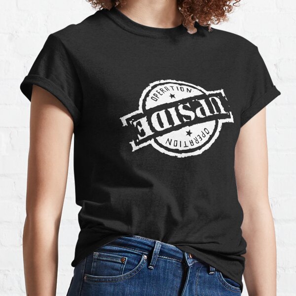 Beatrice Zinker - Operation Upside Merchandise - White Logo Classic T-Shirt