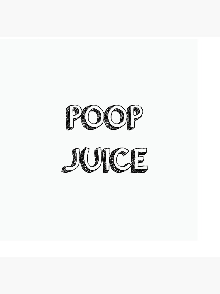 "Poop Juice " Throw Pillow for Sale by cussingcups Redbubble