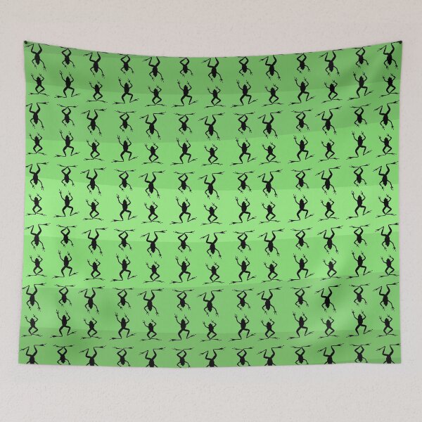Item preview, Frogs all over Dance Pattern designed and sold by janraydesigns.
