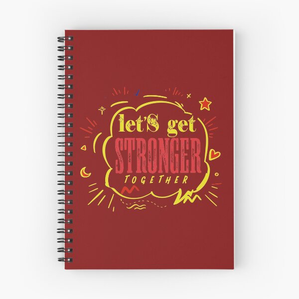 Item preview, LET'S GET STRONGER TOGETHER INSPIRATIONAL QUOTE designed and sold by OneChange.