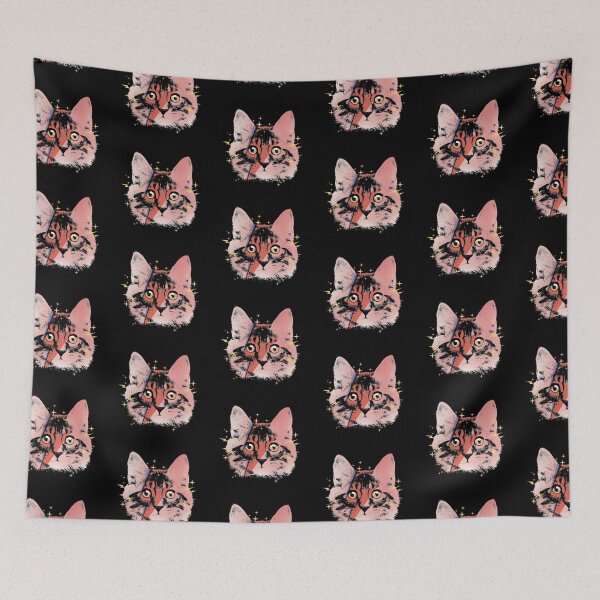 Artikelvorschau, Ziggy Stardust Cat Design entworfen und verkauft von Stayfrostybro.