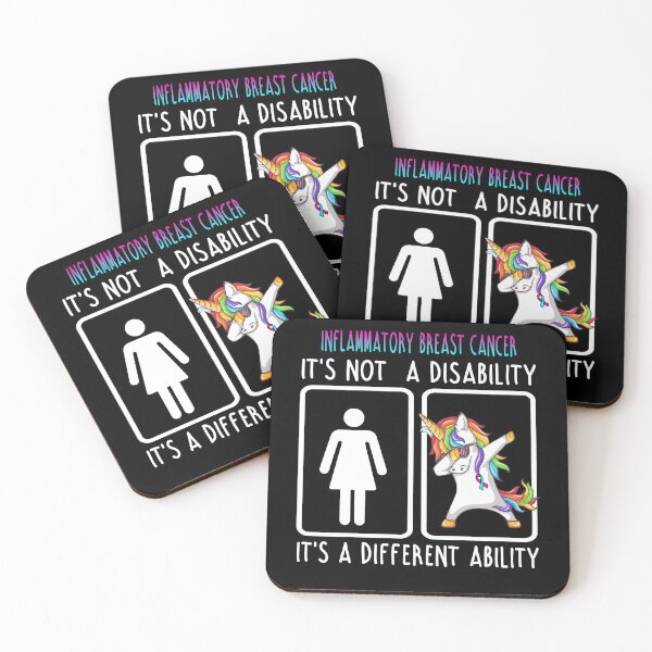 Item preview, Inflammatory Breast Cancer It's not a Disability It's a different Ability designed and sold by DianabellShop.