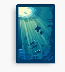 Deep Blue Canvas Print
