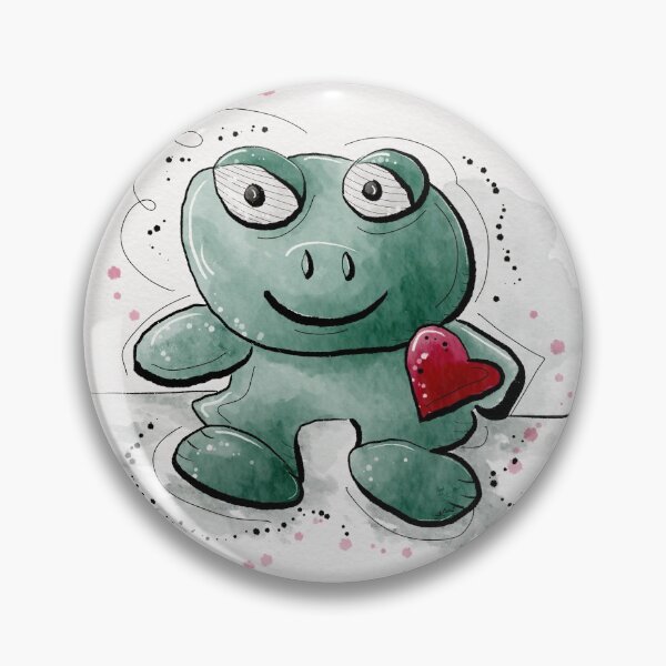 Artikelvorschau, Frosch-Liebesherzen zu Ihnen Aquarell entworfen und verkauft von Sheri42.