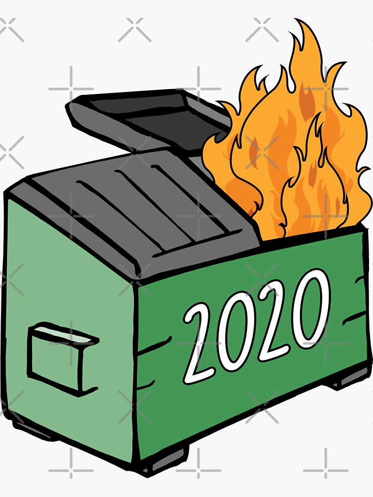 2020 dumpster fire vinyl