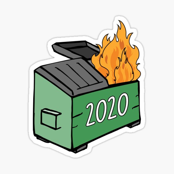 dumpster fire 2020 special edition vinyl figure