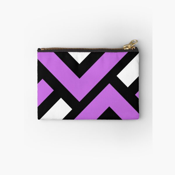 Item preview, Purple Black and White Geometric Pattern designed and sold by MariesDesigns11.