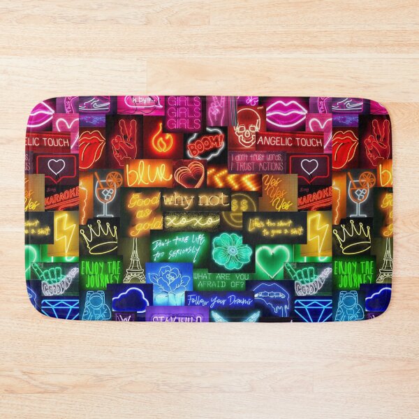 Item preview, Rainbow Neon Sign Collage designed and sold by Ajcollages.