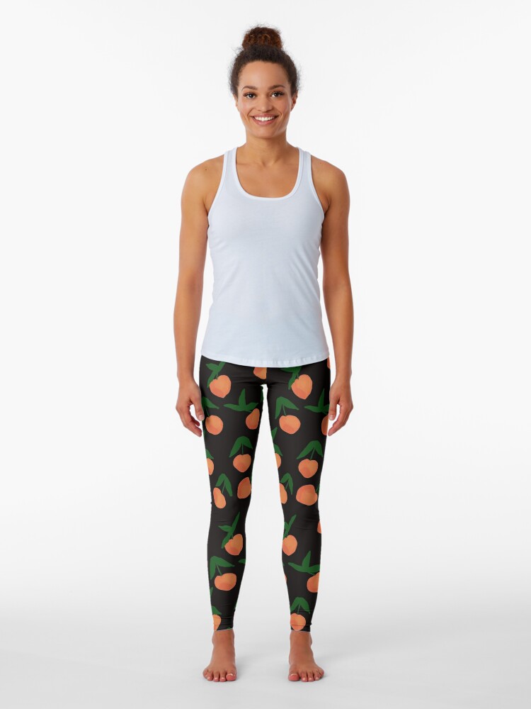 Leggings Women Peaches, Peach Yoga Pants Women