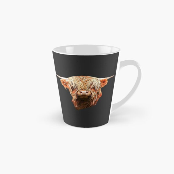 Cow With Long Hair Over Its Face Coffee Mug by John Short - Pixels