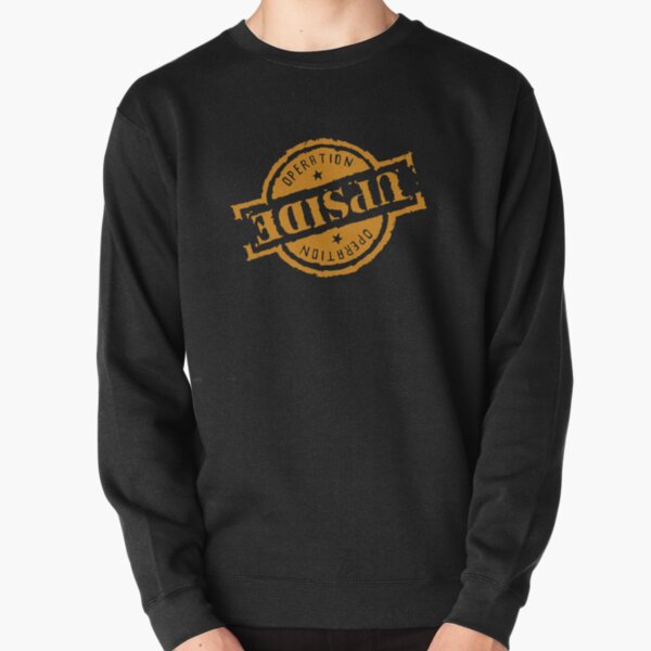 Beatrice Zinker - Operation Upside Merchandise - Orange Logo Pullover Sweatshirt