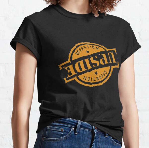 Beatrice Zinker - Operation Upside Merchandise - Orange Logo Classic T-Shirt