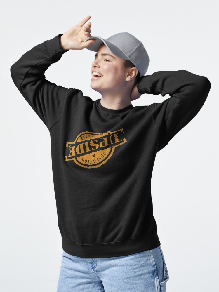 Thumbnail 5 of 7, Pullover Sweatshirt, Beatrice Zinker - Operation Upside Merchandise - Orange Logo designed and sold by shelleyjohannes.