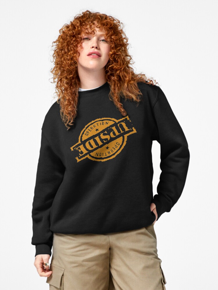 Thumbnail 4 of 7, Pullover Sweatshirt, Beatrice Zinker - Operation Upside Merchandise - Orange Logo designed and sold by shelleyjohannes.