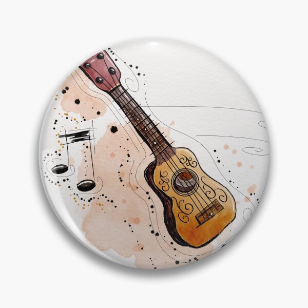 Artikelvorschau, Ukulele Uke Musik Aquarell entworfen und verkauft von Sheri42.