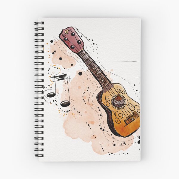 Artikelvorschau, Ukulele Uke Musik Aquarell entworfen und verkauft von Sheri42.