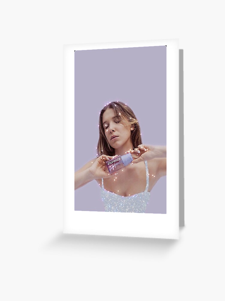 millie bobby brown Greeting Card by NASARZAHTI