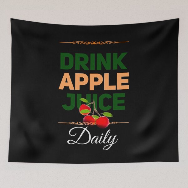 Item preview, Drink apple juice daily designed and sold by mwebba2005.