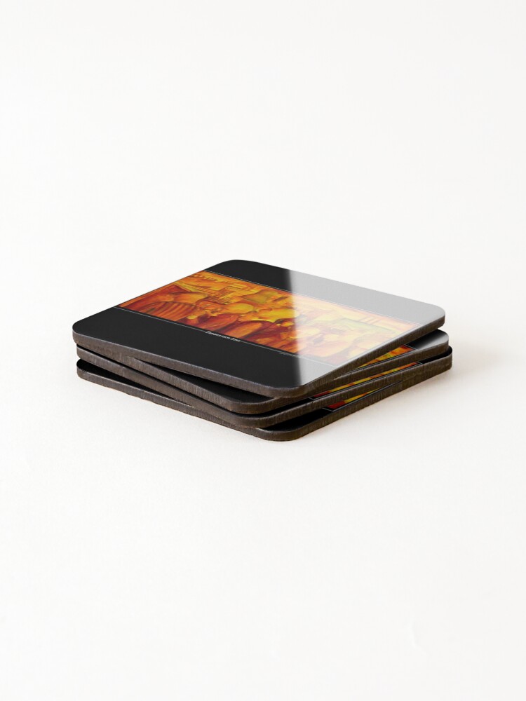 Thumbnail 4 of 5, Coasters (Set of 4), Production Line designed and sold by RobertLink.