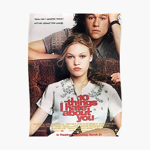 10 things I hate about you poster Poster