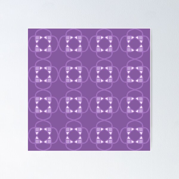 Artikelvorschau, purple magenta violet lavender mandala floral creative seamless pattern background entworfen und verkauft von GoArdWork.